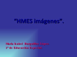“ HMES imágenes”. ,[object Object],[object Object]