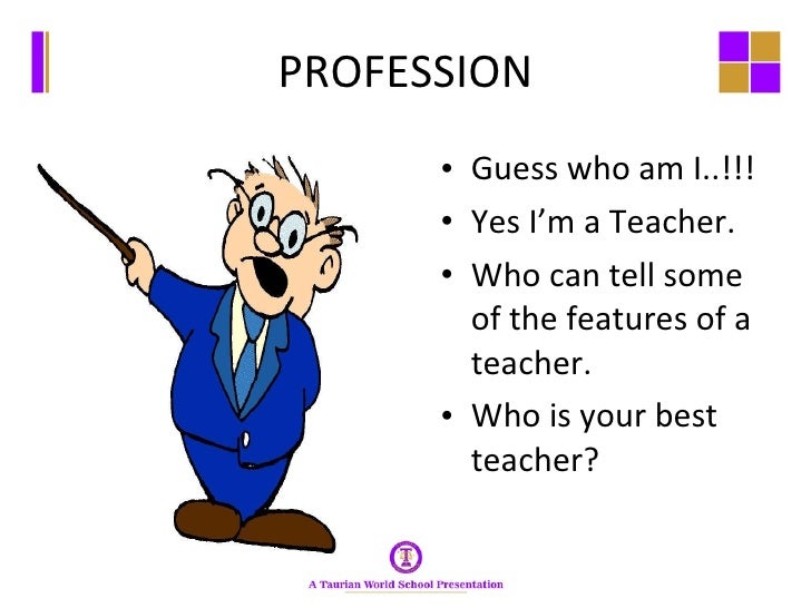 d presentations ppt on profession for jr school students