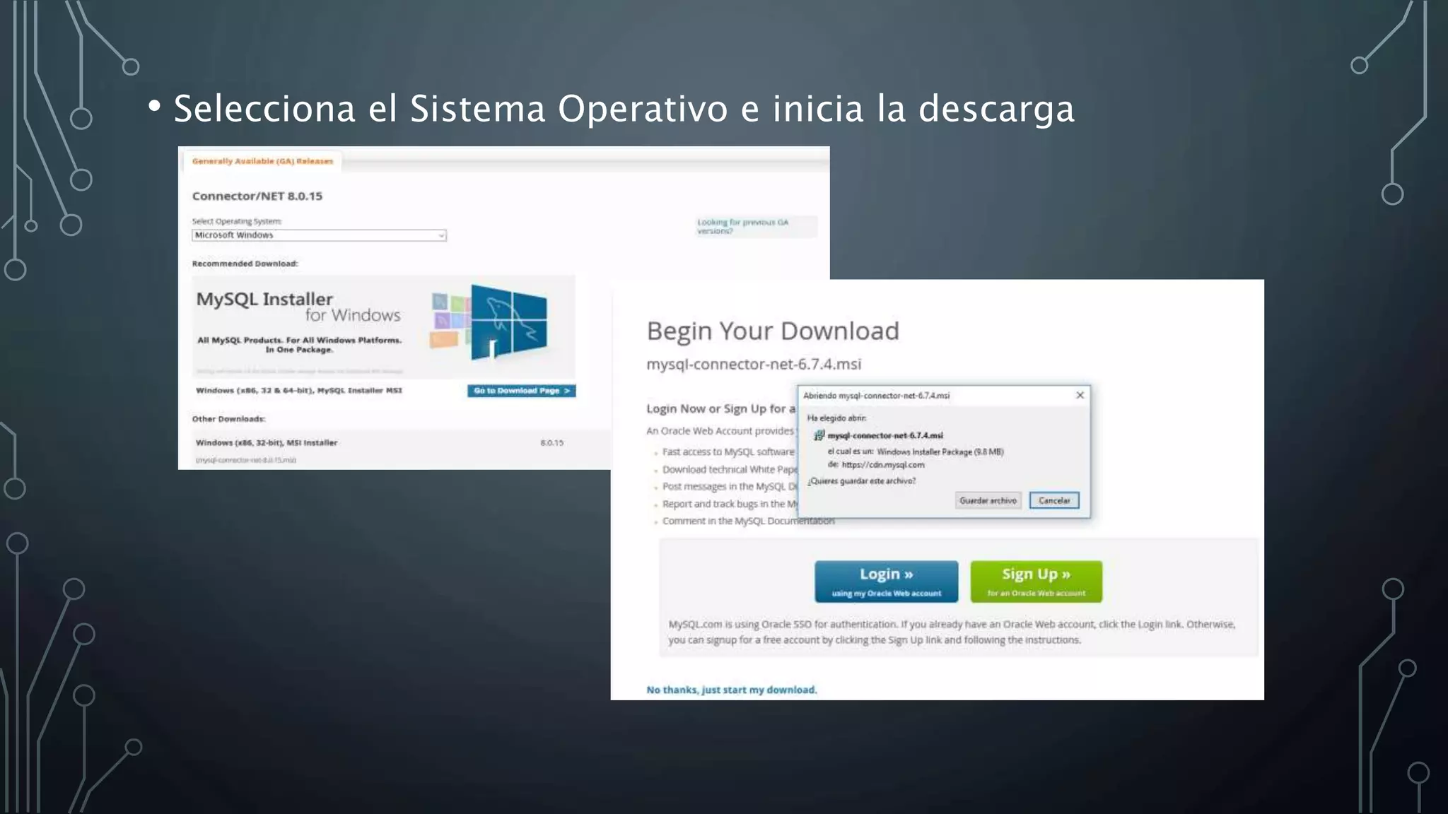 • Selecciona el Sistema Operativo e inicia la descarga
 
