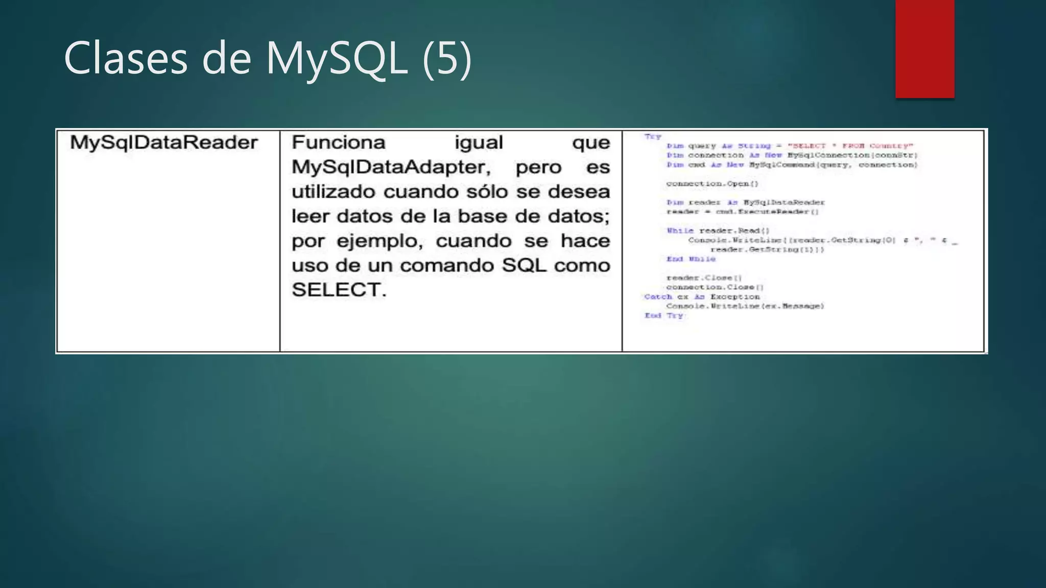 Clases de MySQL (5)
 