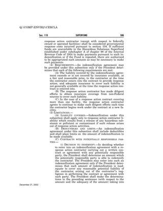 Comprehensive Environmental Response, Compensation and Liability Act of 1980 (CERCLA)