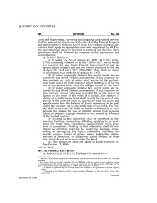 Comprehensive Environmental Response, Compensation and Liability Act of 1980 (CERCLA)