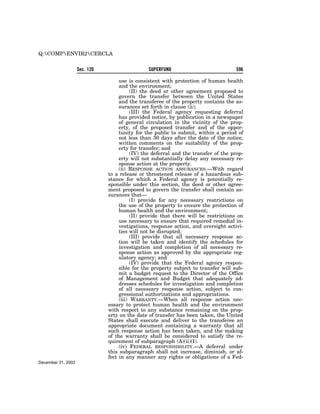 Comprehensive Environmental Response, Compensation and Liability Act of 1980 (CERCLA)