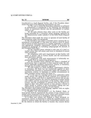 Comprehensive Environmental Response, Compensation and Liability Act of 1980 (CERCLA)