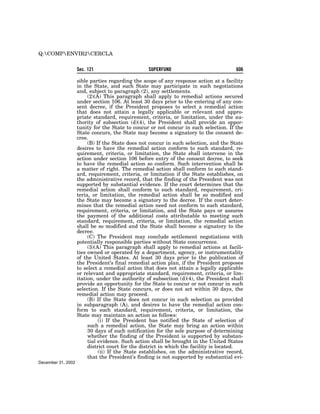 Comprehensive Environmental Response, Compensation and Liability Act of 1980 (CERCLA)