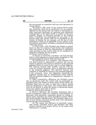 Comprehensive Environmental Response, Compensation and Liability Act of 1980 (CERCLA)