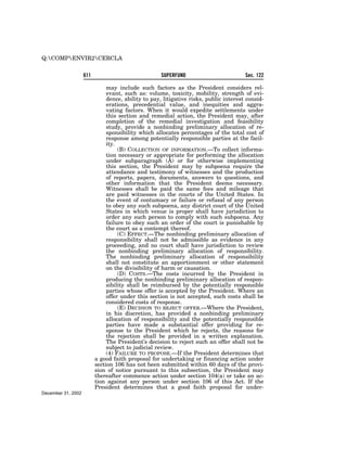 Comprehensive Environmental Response, Compensation and Liability Act of 1980 (CERCLA)