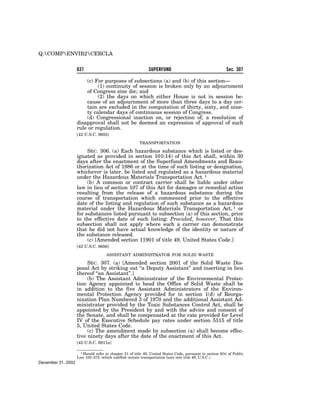 Comprehensive Environmental Response, Compensation and Liability Act of 1980 (CERCLA)