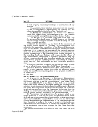 Comprehensive Environmental Response, Compensation and Liability Act of 1980 (CERCLA)