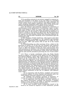 Comprehensive Environmental Response, Compensation and Liability Act of 1980 (CERCLA)