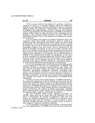 Comprehensive Environmental Response, Compensation and Liability Act of 1980 (CERCLA)