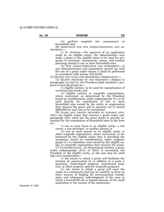 Comprehensive Environmental Response, Compensation and Liability Act of 1980 (CERCLA)