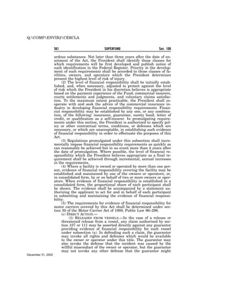 Comprehensive Environmental Response, Compensation and Liability Act of 1980 (CERCLA)