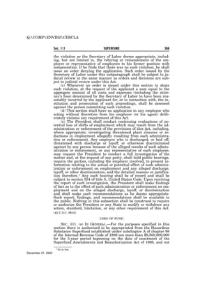 Comprehensive Environmental Response, Compensation and Liability Act of 1980 (CERCLA)