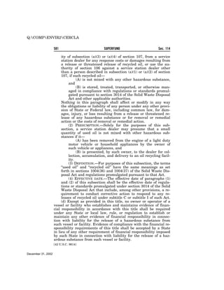 Comprehensive Environmental Response, Compensation and Liability Act of 1980 (CERCLA)