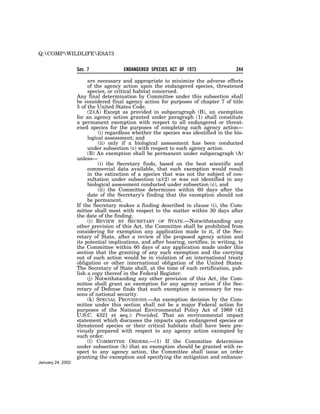 Endangered Species Act