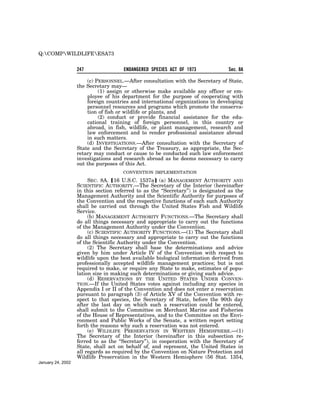 Endangered Species Act