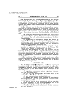 Endangered Species Act