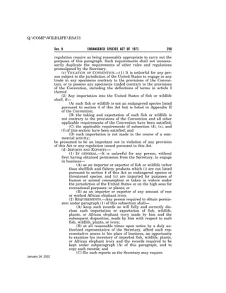 Endangered Species Act