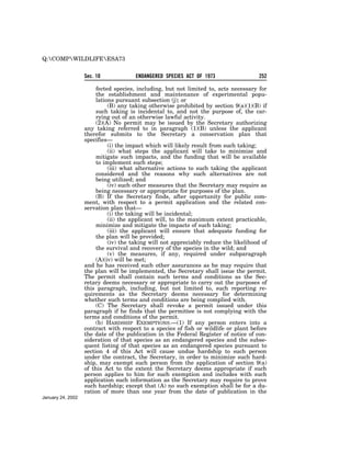 Endangered Species Act