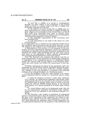 Endangered Species Act