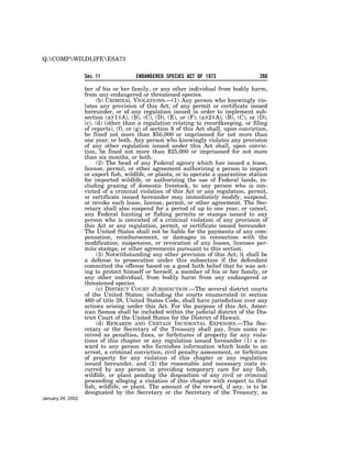 Endangered Species Act