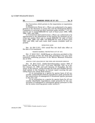 Endangered Species Act