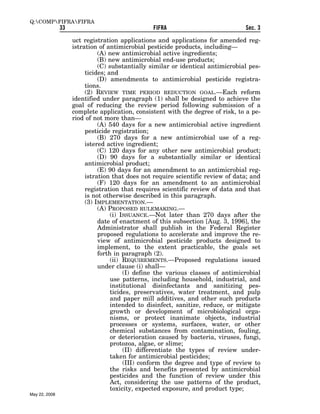 Federal Insecticide, Fungicide, and Rodenticide Act (FIFRA) 