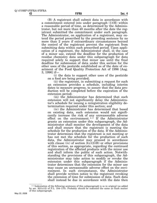 Federal Insecticide, Fungicide, and Rodenticide Act (FIFRA) 