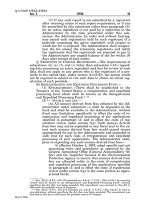 Federal Insecticide, Fungicide, and Rodenticide Act (FIFRA) 