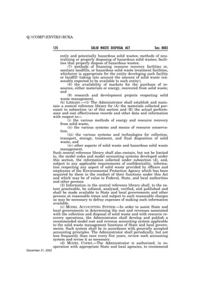 Solid Waste Disposal Act (RCRA) 