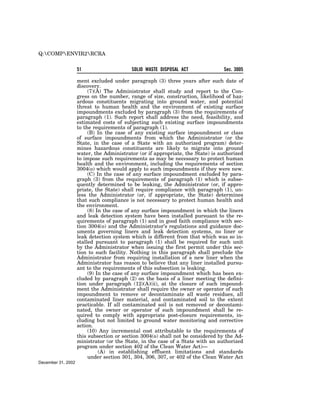 Solid Waste Disposal Act (RCRA) 