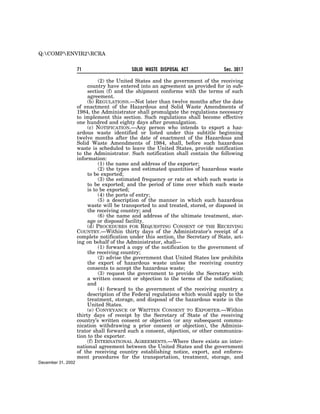 Solid Waste Disposal Act (RCRA) 