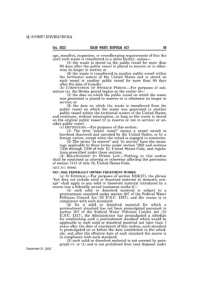 Solid Waste Disposal Act (RCRA) 