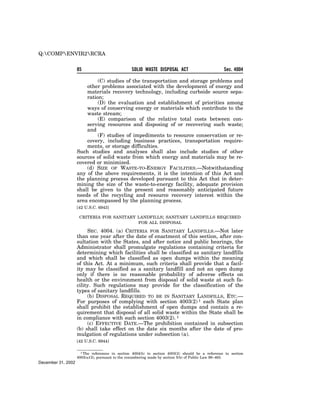 Solid Waste Disposal Act (RCRA) 