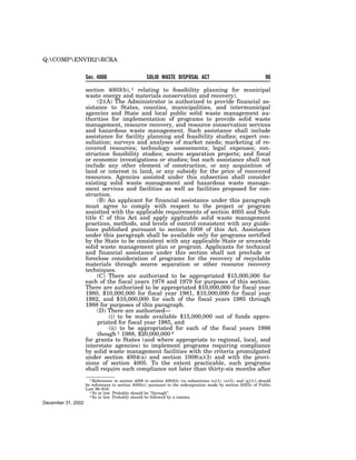 Solid Waste Disposal Act (RCRA) 