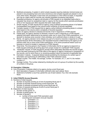 5. Multitrack processing, A system in which simple requests requiring relatively minimal review are
      placed in one pr...