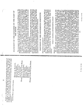 Conference Report on NEPA