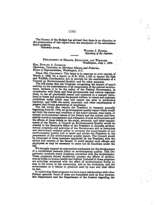 House Report on NEPA