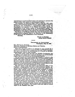 House Report on NEPA