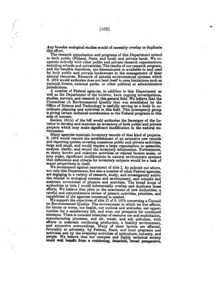 Senate Report on NEPA