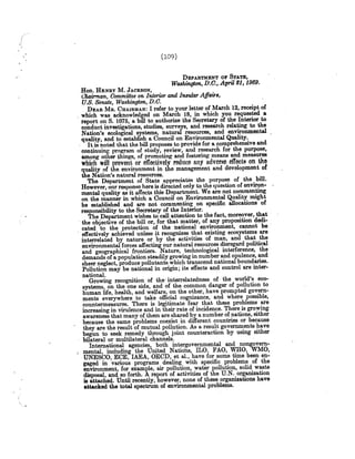 Senate Report on NEPA