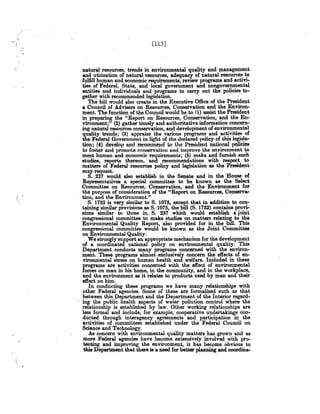 Senate Report on NEPA