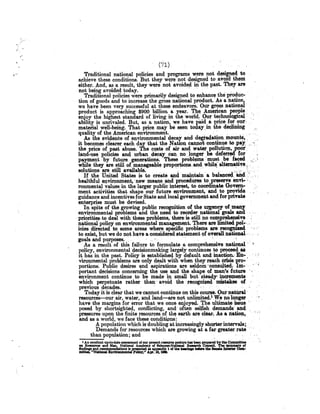 Senate Report on NEPA