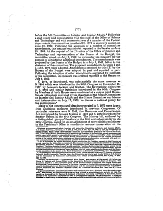 Senate Report on NEPA