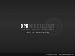DPR ME Presentation