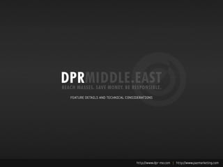 DPR ME Presentation