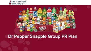 Dr Pepper Snapple Group PR Plan
 