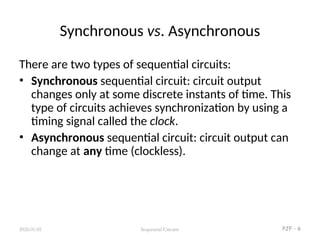 Synchronous And Asynchronous Signals DIGITAL PRINCIPLES AND SYSTEM DESIGN UNIT IV | PPT