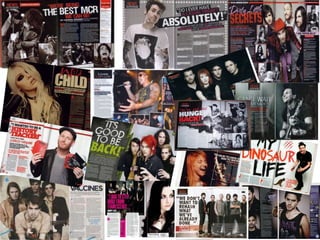 Mood Board for DPS music magazine